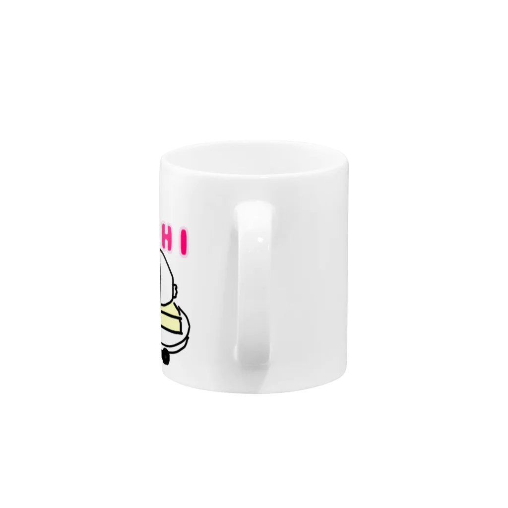 mamiwaのZooっと おんらいんSHOPのSUSHIうさぎ Mug :handle