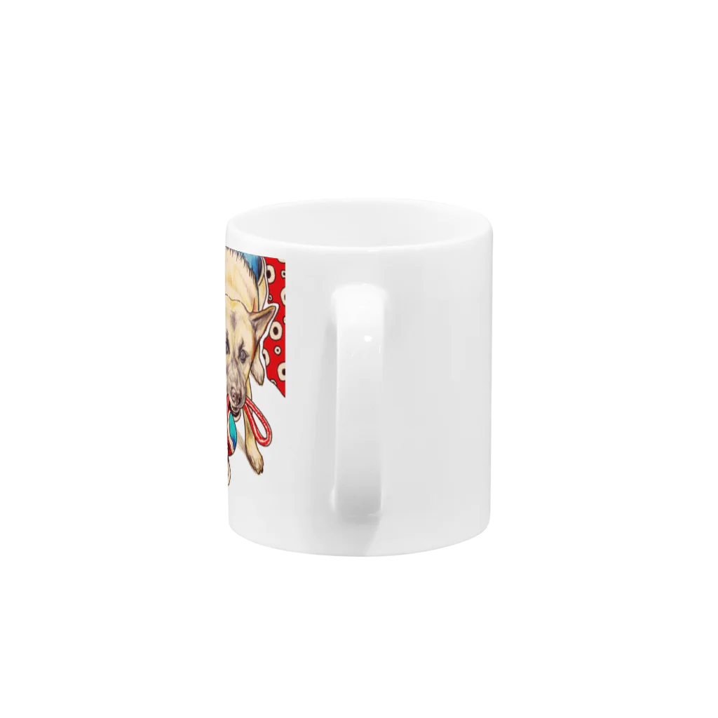 OMENYAのこっちゃん3 Mug :handle