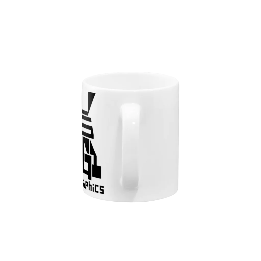 1110graphicsのUSAGI / 兎 Mug :handle