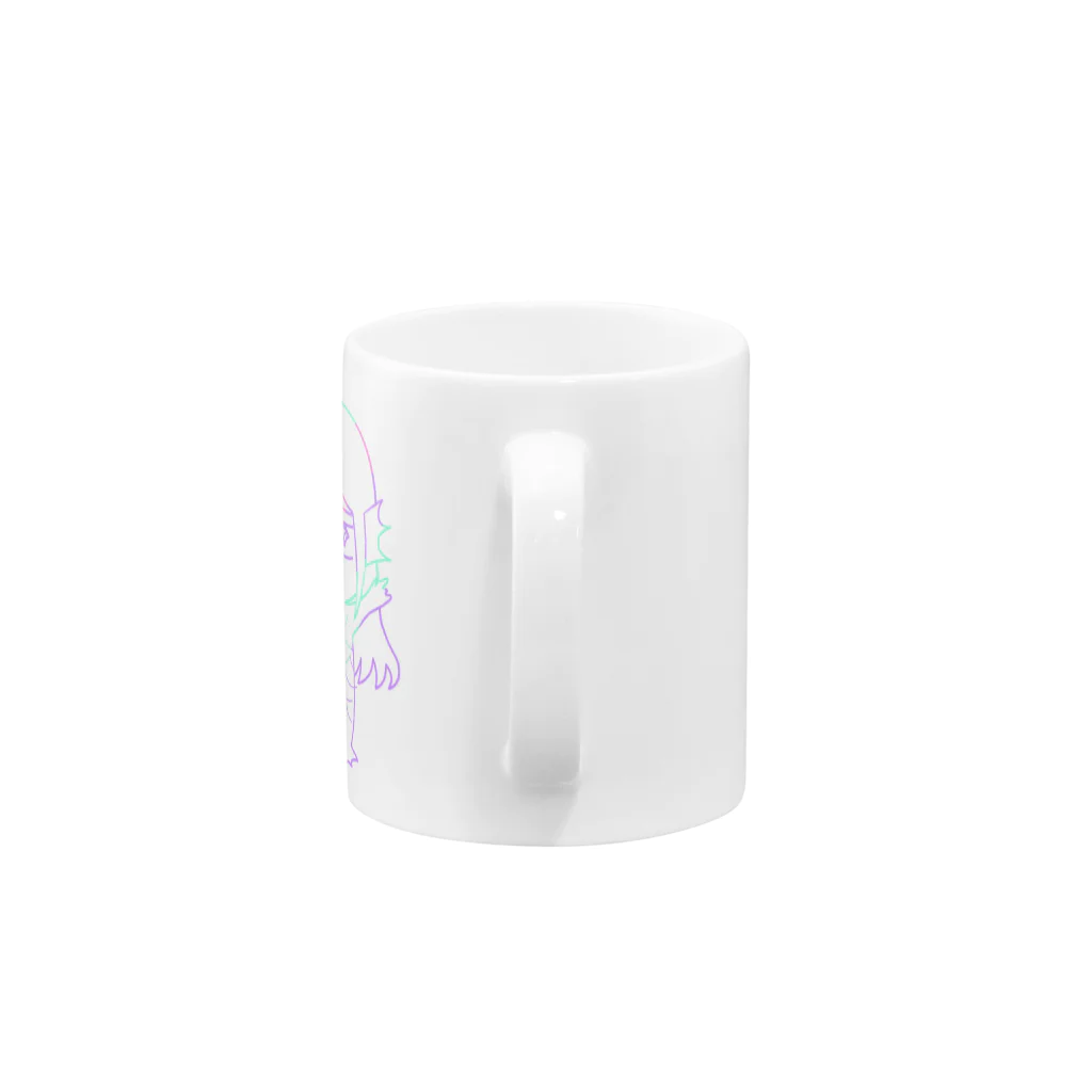 kaworu★SHOP＠SUZURIのアマビエをる★ちゃん Mug :handle