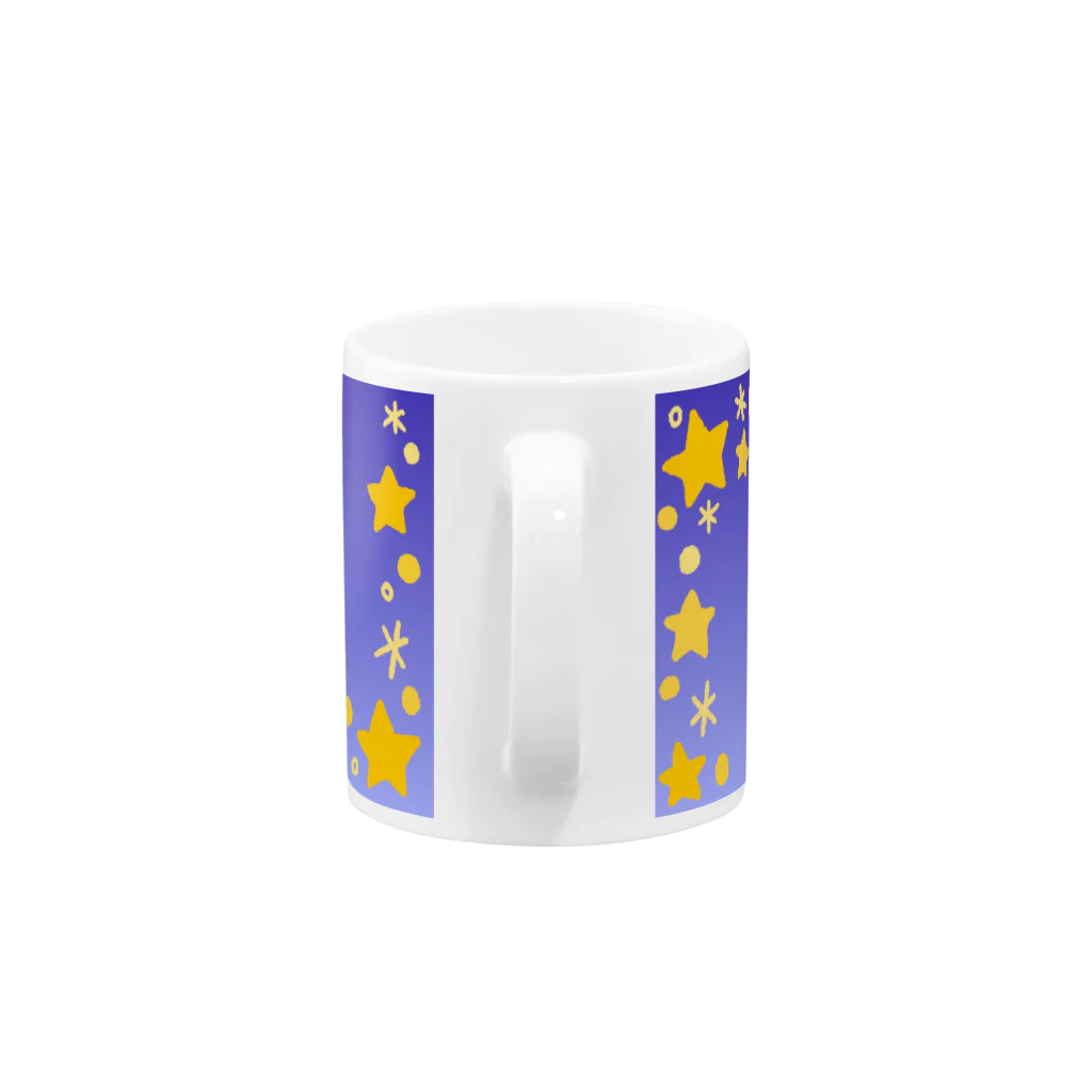 ☆みかん☆のもこぴよぱんだ*おほしさま Mug :handle