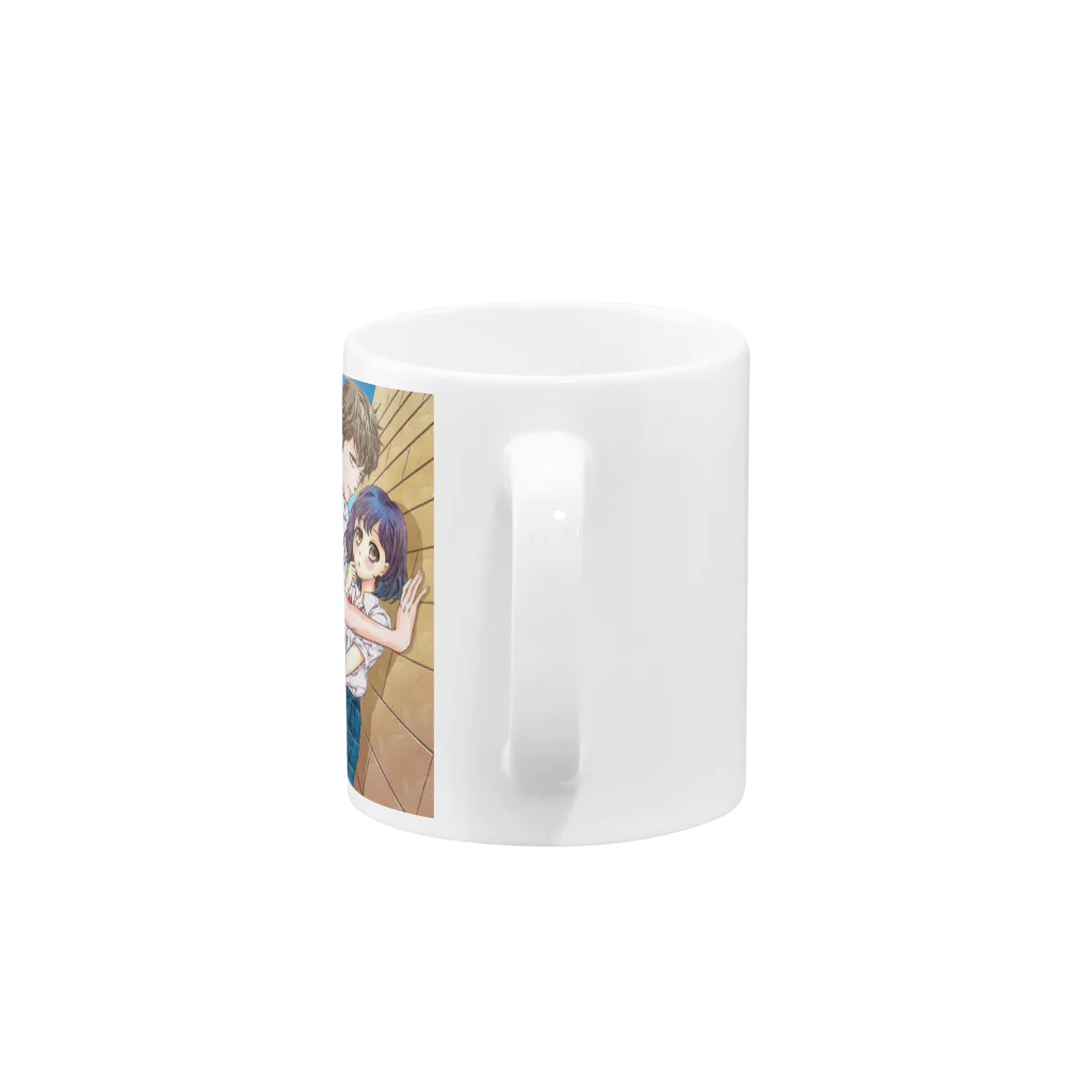 AsamiOubaの壁ドン Mug :handle