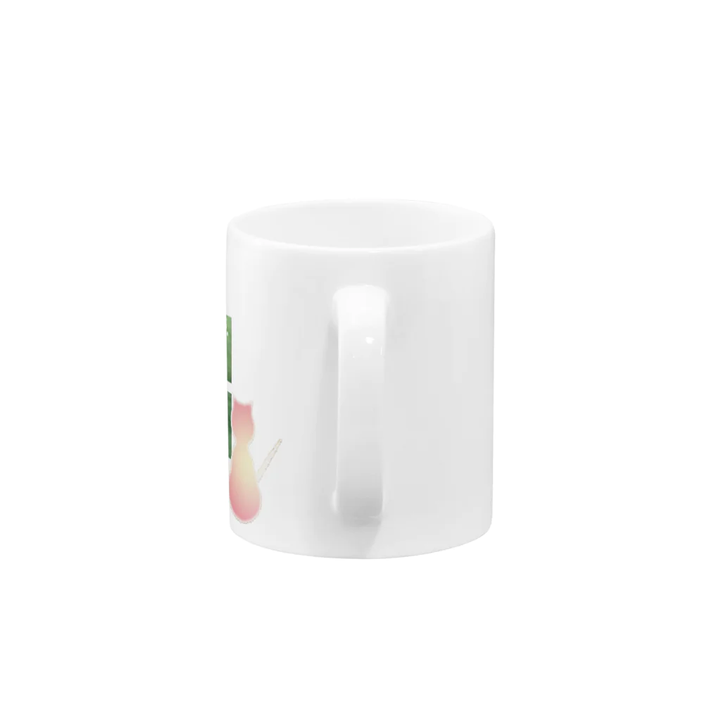 やまとねこのねこと蝶 Mug :handle