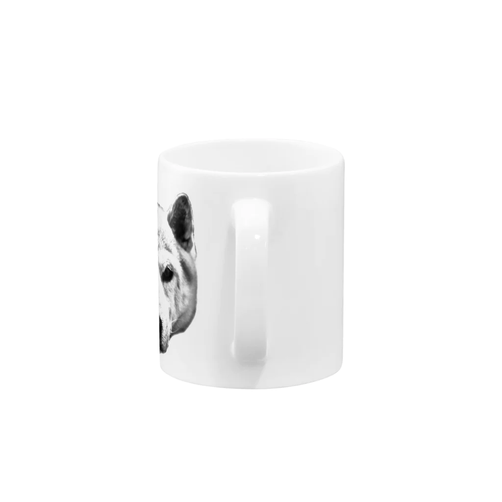 断然犬派の柴犬道「主張力」 Mug :handle