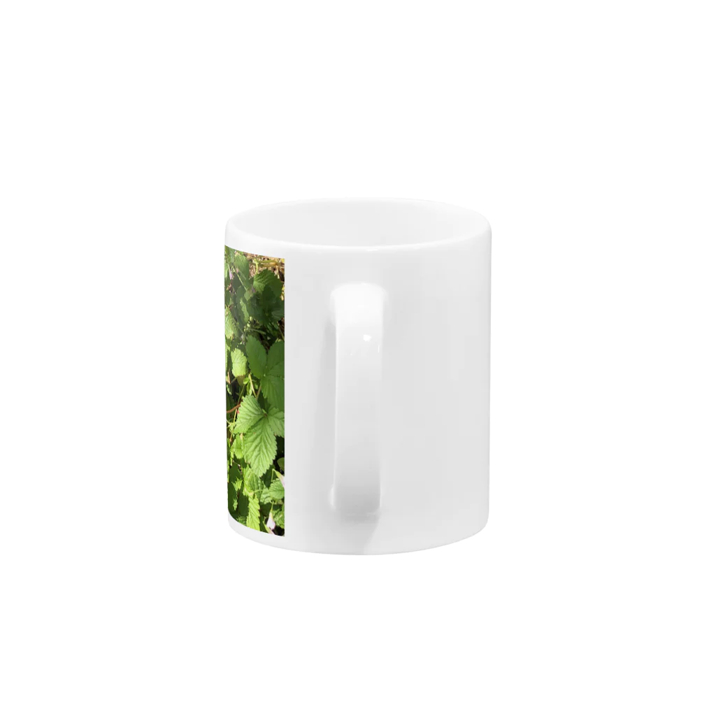 augustの小さな赤い花 Mug :handle