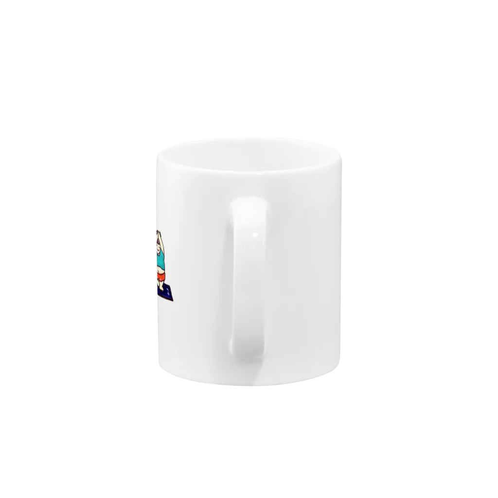 misahouseのゆるヨガ Mug :handle