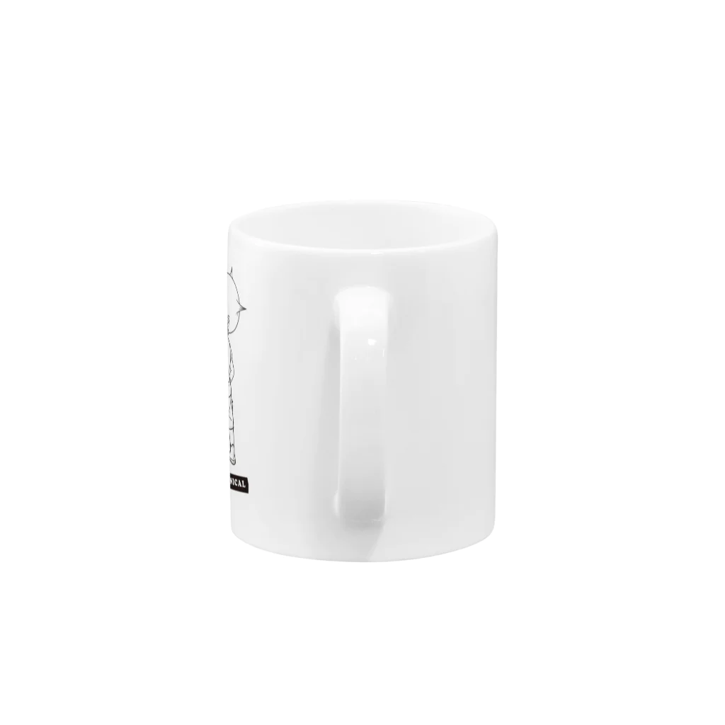 イラストレーター トツカケイスケのCUTE & CYNICAL Mug :handle