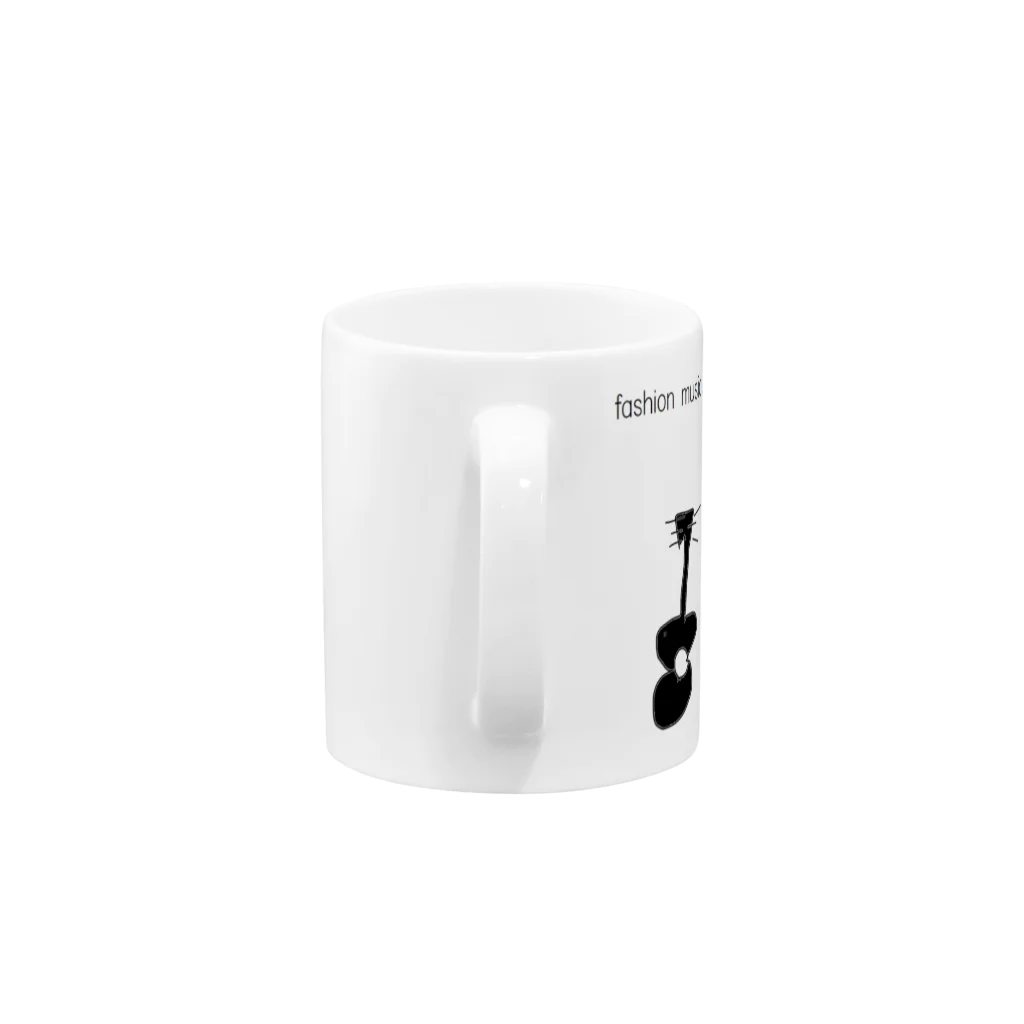 凹のfashion music Mug :handle