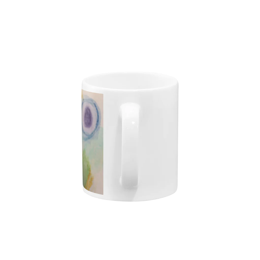 I.RO.HA.NI.HO.HE.To.のPurple eye Mug :handle