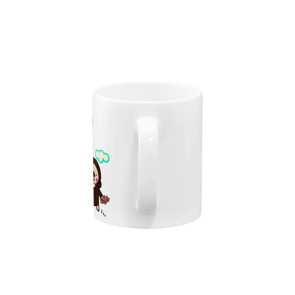 yukashanyのいもくまくん空を飛ぶ Mug :handle