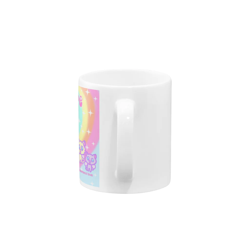 ナマコラブ💜👼🏻🦄🌈✨のfairy type NAMACOLOVE Mug :handle