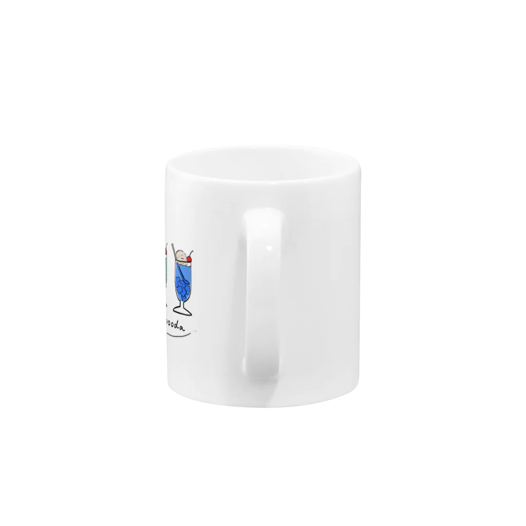 すみのクリームソーダ Mug :handle