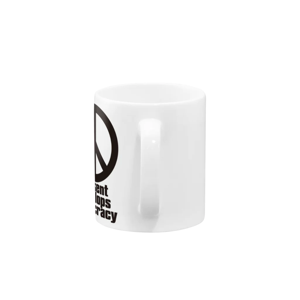 AURA_HYSTERICAのPeace_Symbol Mug :handle