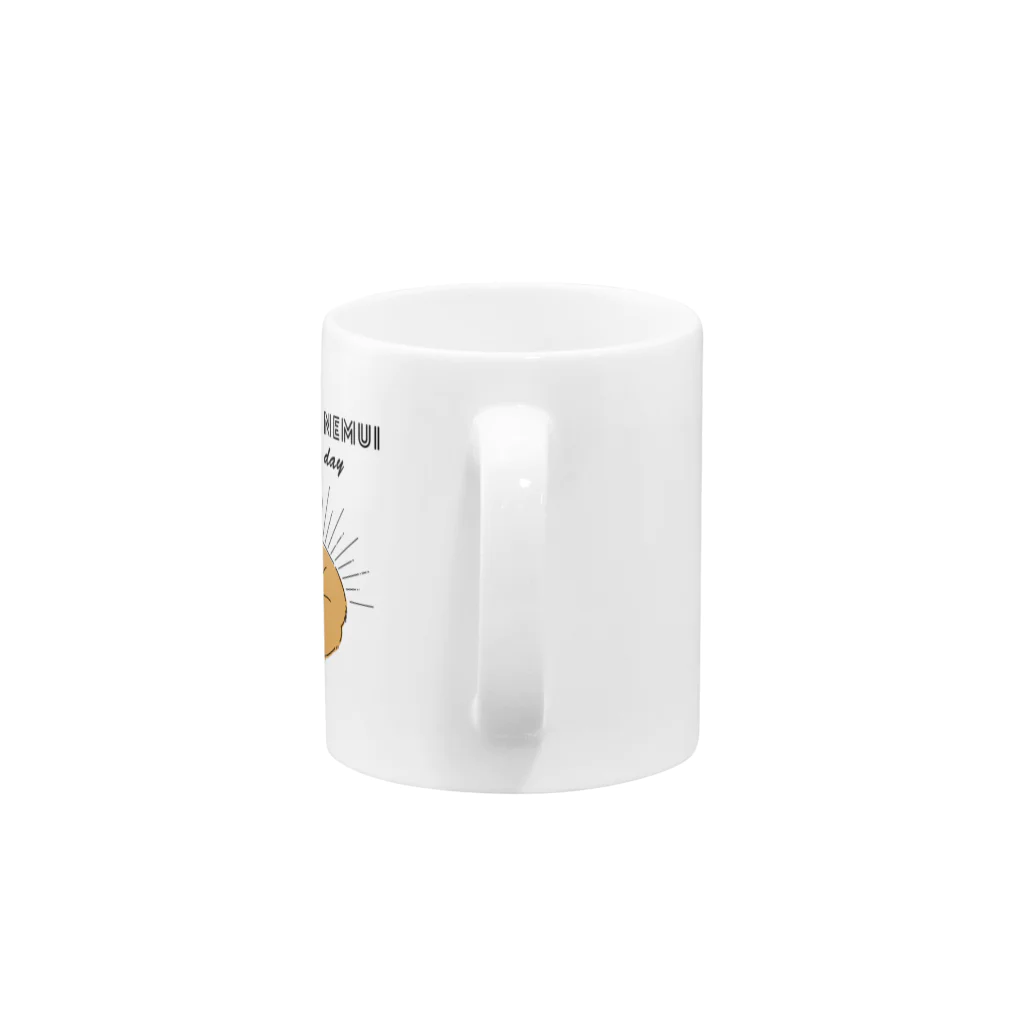 屋台 urukaのMECCHA NEMUI きつね Mug :handle