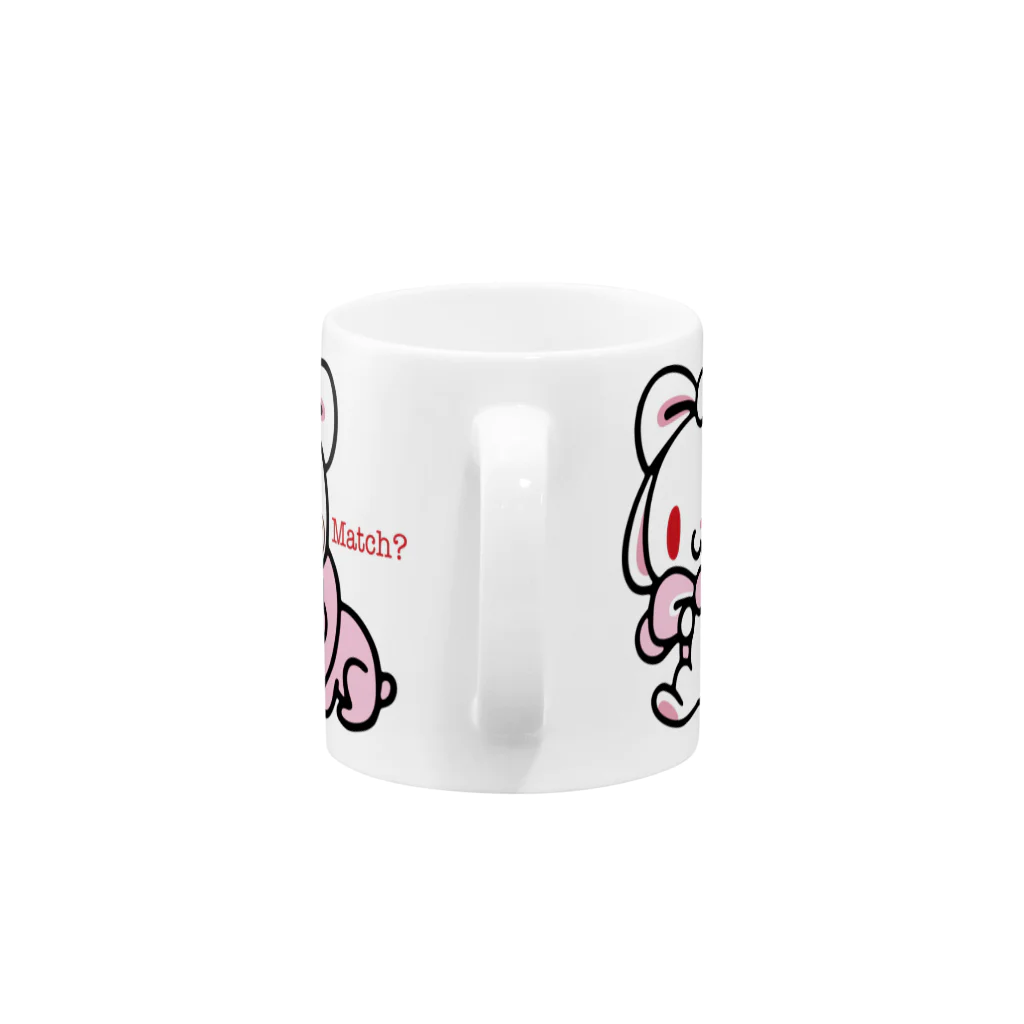 CHAX COLONY imaginariの【各20点限定】汎用うさぎ(B) Mug :handle