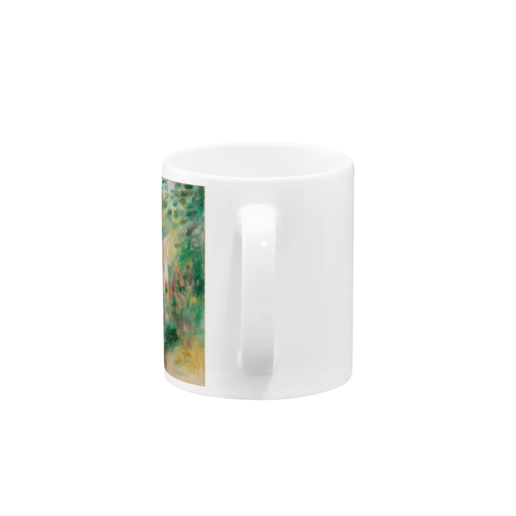 ART_collectionの「女性のガーデニングのある風景」ルノワール Mug :handle