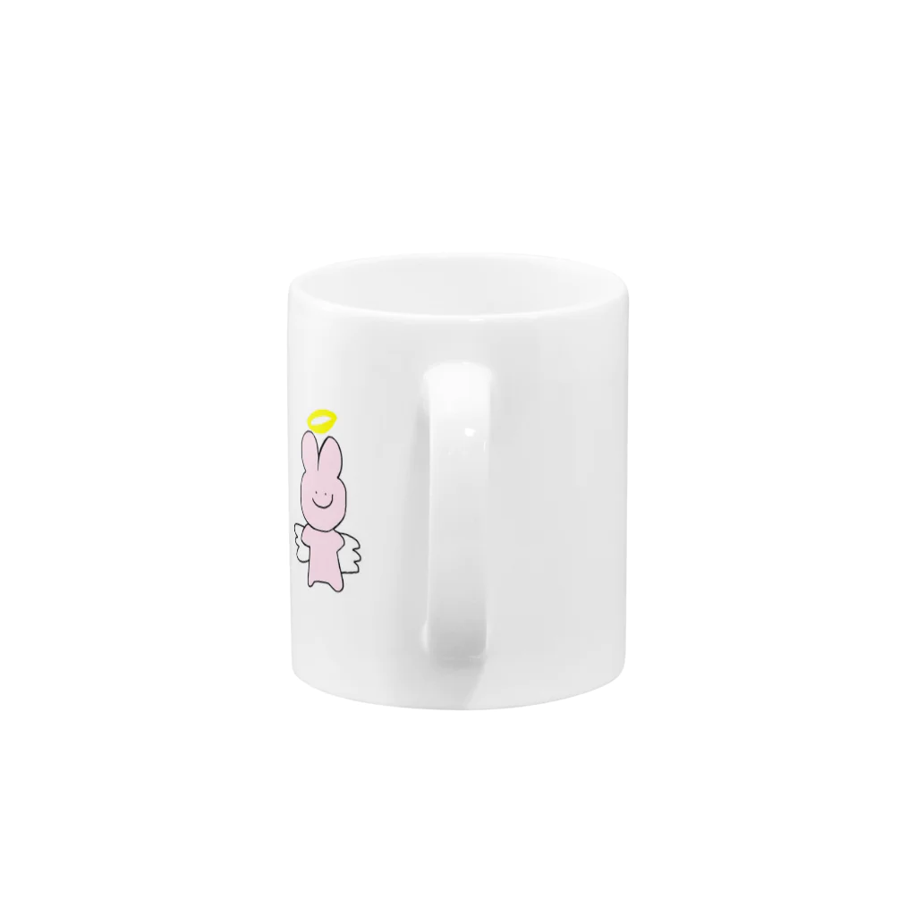 あ  みの天使うさぎちゃん Mug :handle