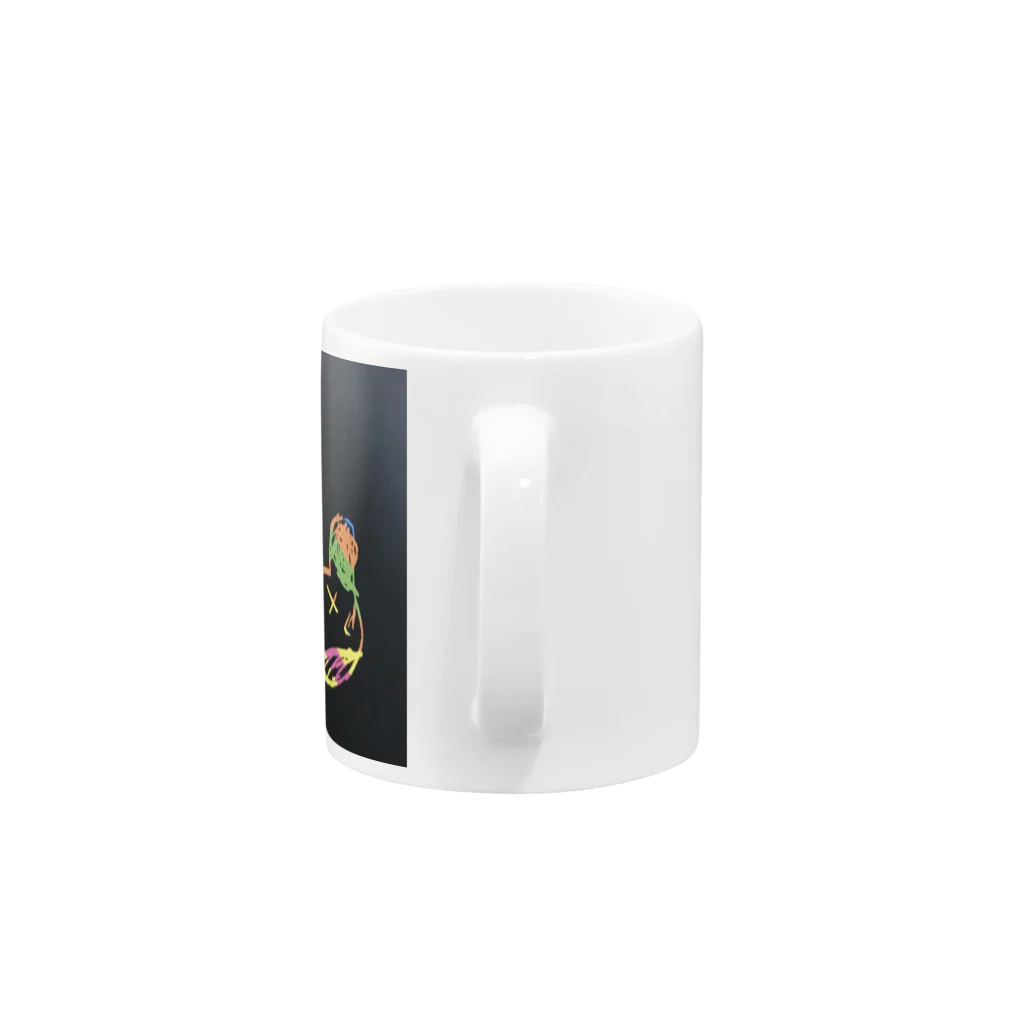 itukanの虹ねこ🌈 Mug :handle