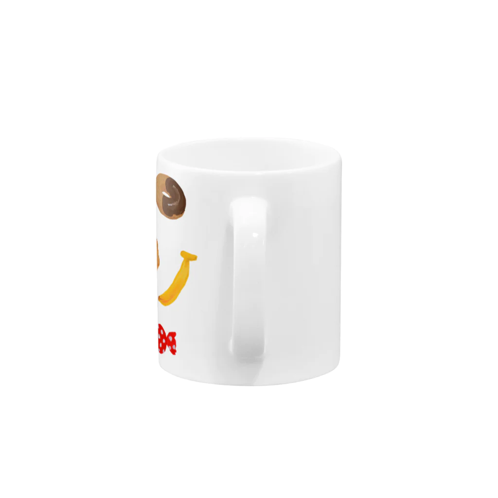 yuppoの3時のおやつ Mug :handle