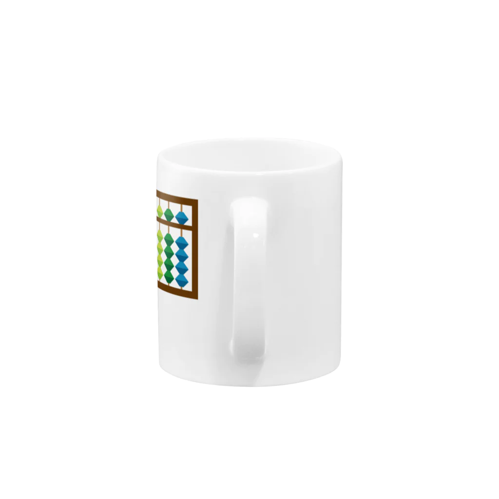 フォーヴァの虹色そろばん Mug :handle