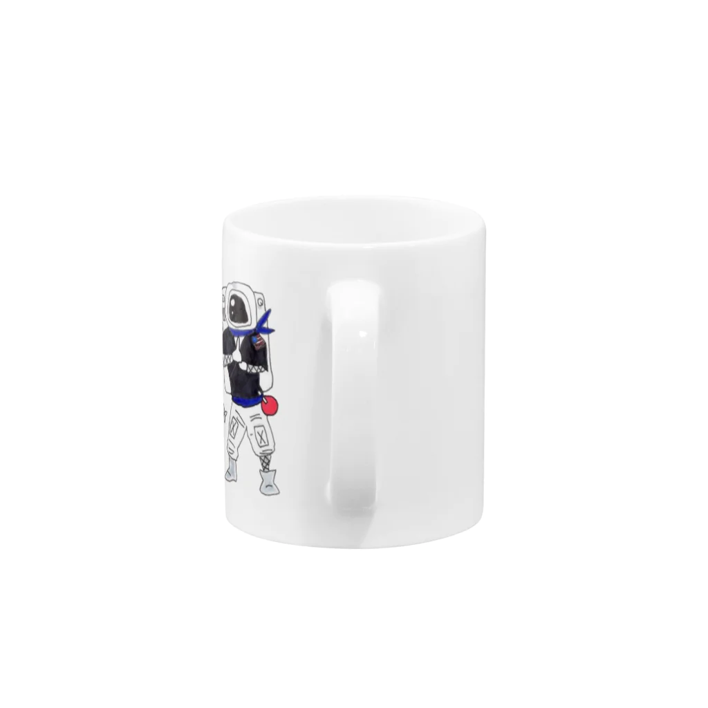 おかもと まさひろのウチュウニンジャ Mug :handle