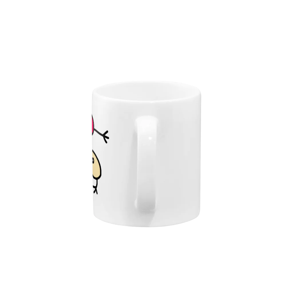 suzuriのeeeeat!のeeeeat!のキーウイ(ピンク) Mug :handle