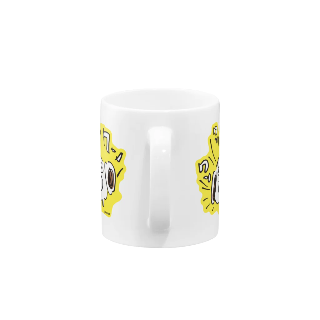 AYAPERIのほえるいぬ Mug :handle