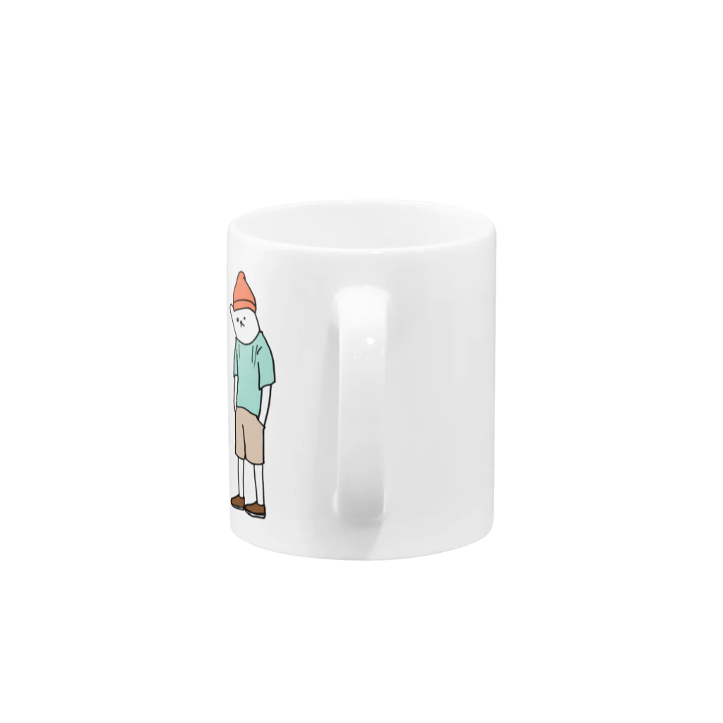 Art Style NEKO28のシャレくまA Mug :handle