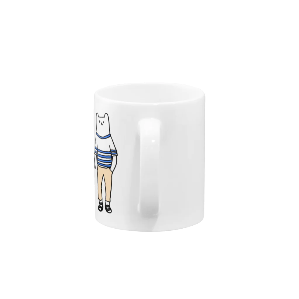 Art Style NEKO28のシャレくまC Mug :handle