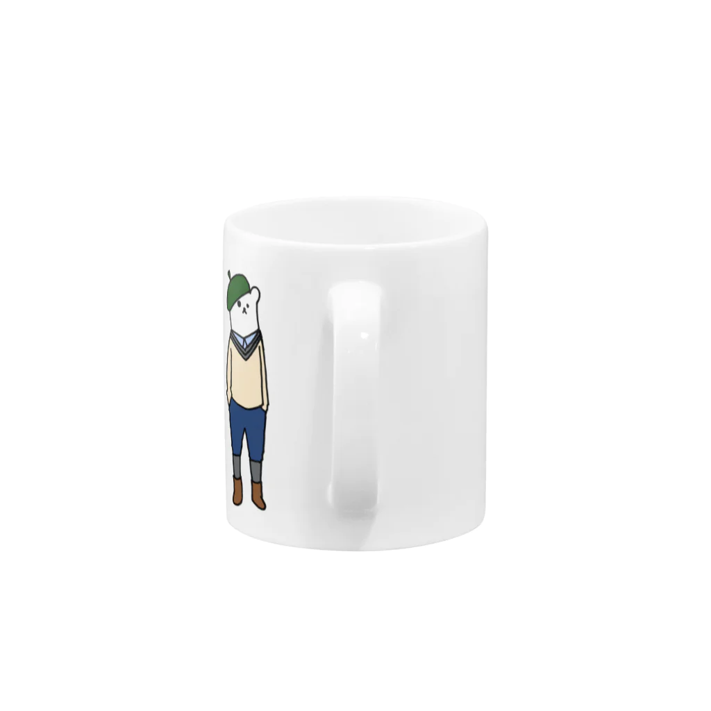 Art Style NEKO28のシャレくまF Mug :handle