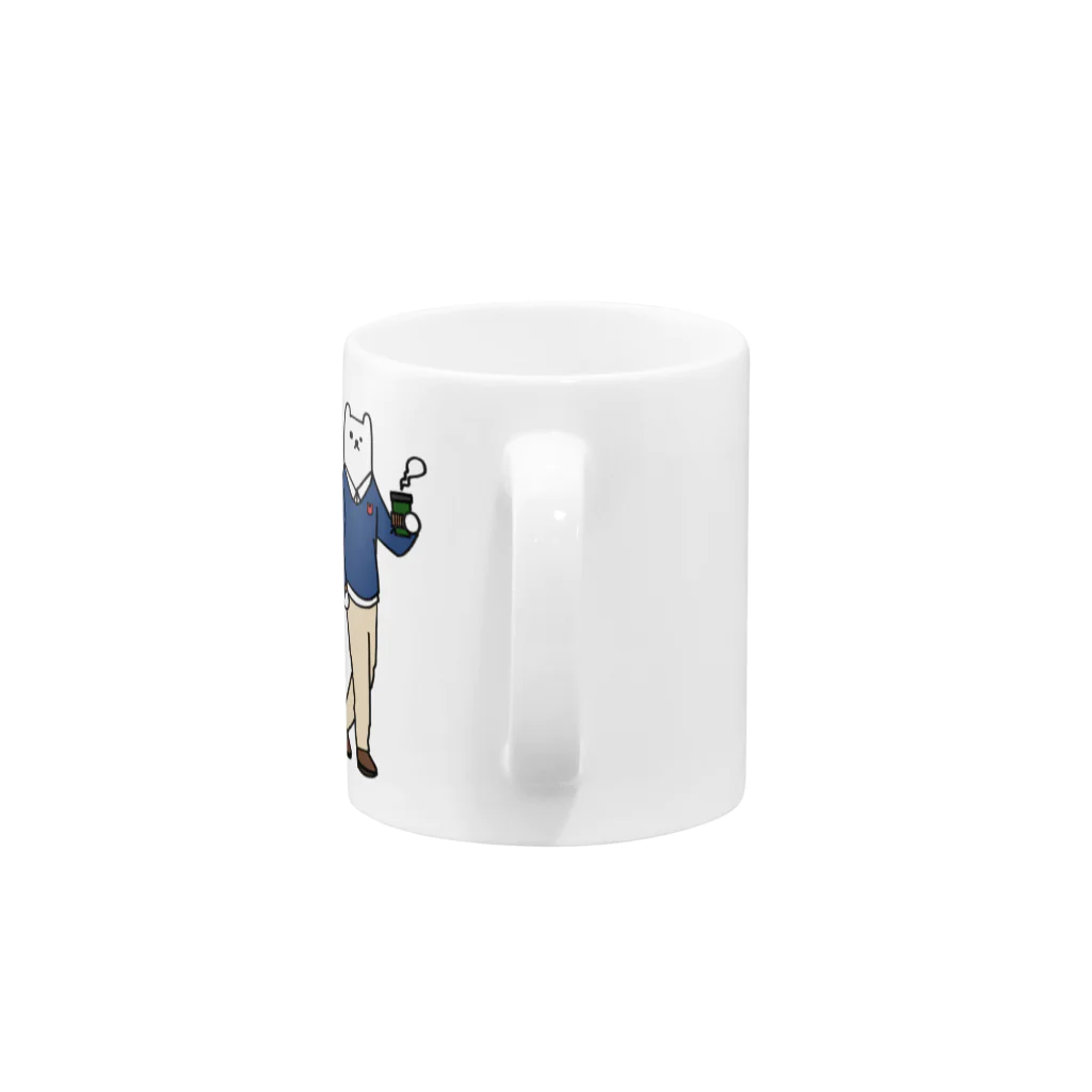 Art Style NEKO28のシャレくまJ Mug :handle