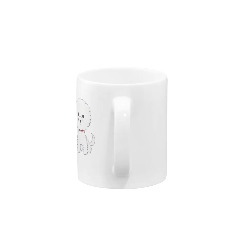 mofumofubichonfriseのもふもふビションフリーゼ Mug :handle