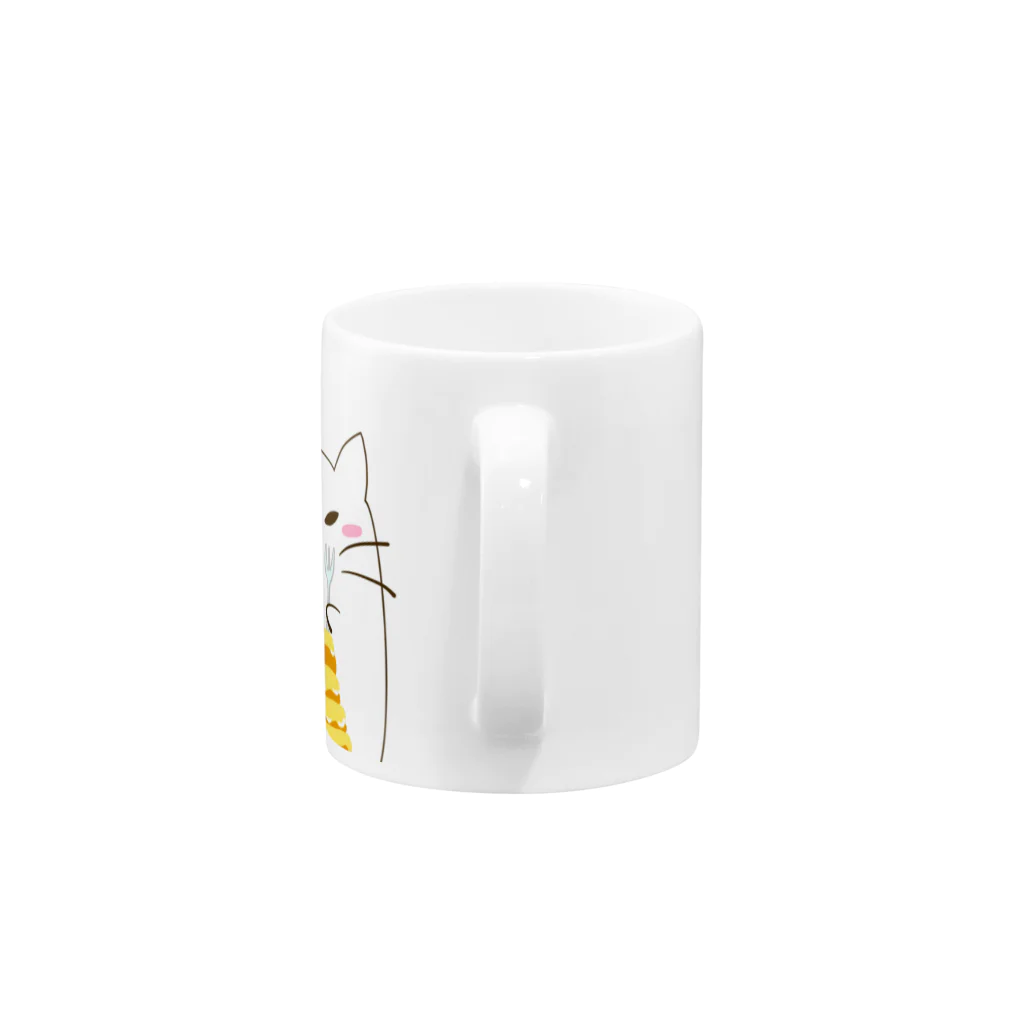 ねこぜや のネココ Mug :handle