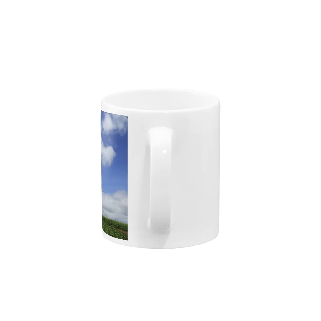 ミシンベアの夏空と木 Mug :handle