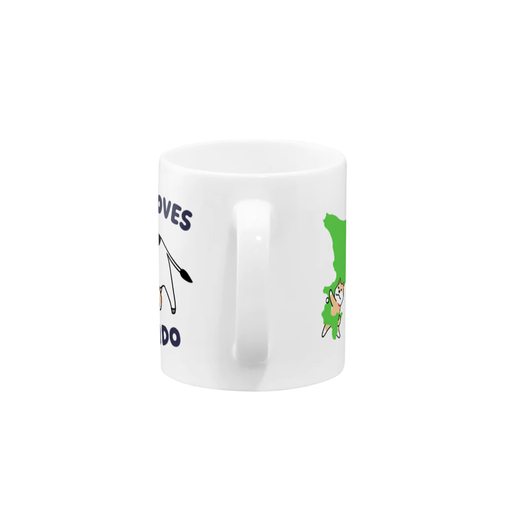 みずしな孝之の店 しなやのムーコ北海道マグカップ Mug :handle