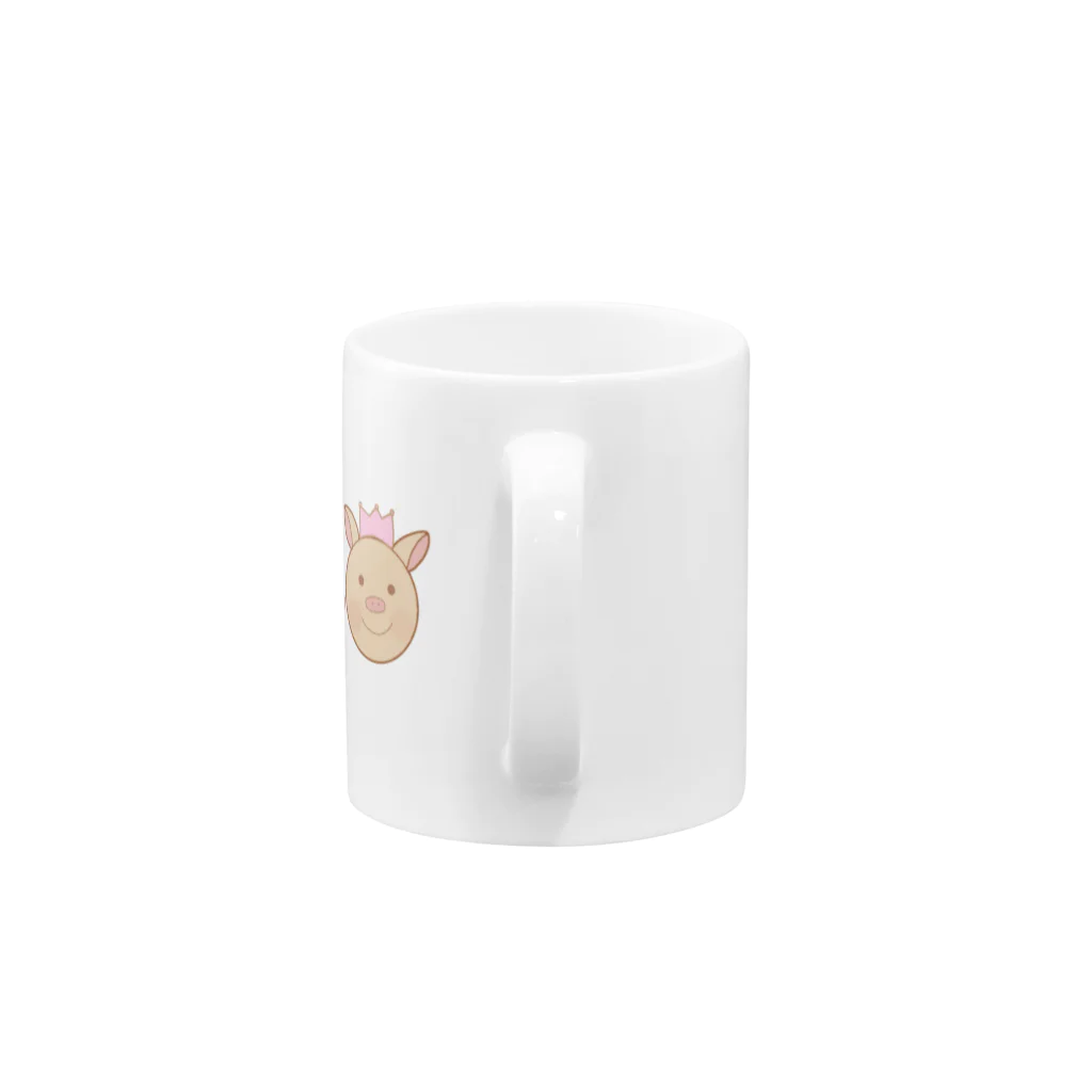 Yuuのyuuオリジナルイラスト23 3匹のこぶた Mug :handle