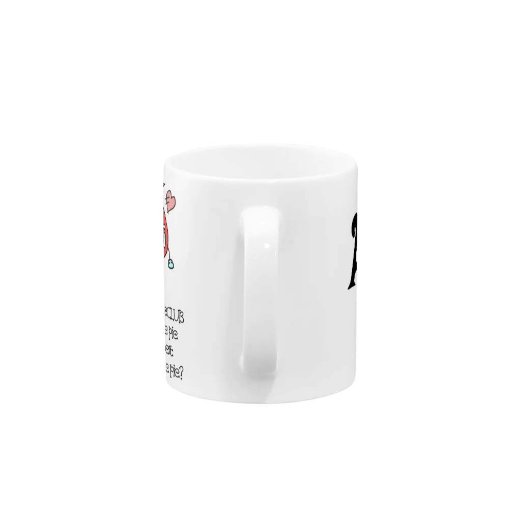 蜂のアップルパイラブラブTシャツ Mug :handle