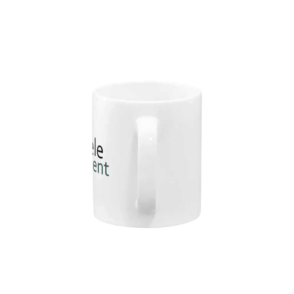 ロケット姉妹舍のukulele apartment logo Mug :handle