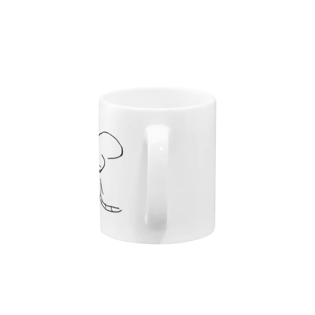 karaagekaraageの惚けたネズミ  Mug :handle