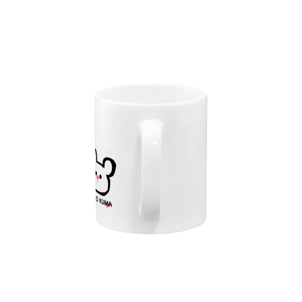 Kuro*s BrandのSHiRO KUMA Mug :handle