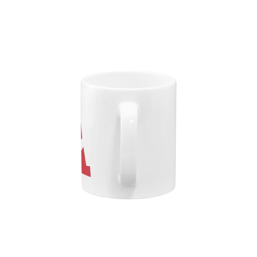 つぼいたけしのPYLON RED Mug :handle