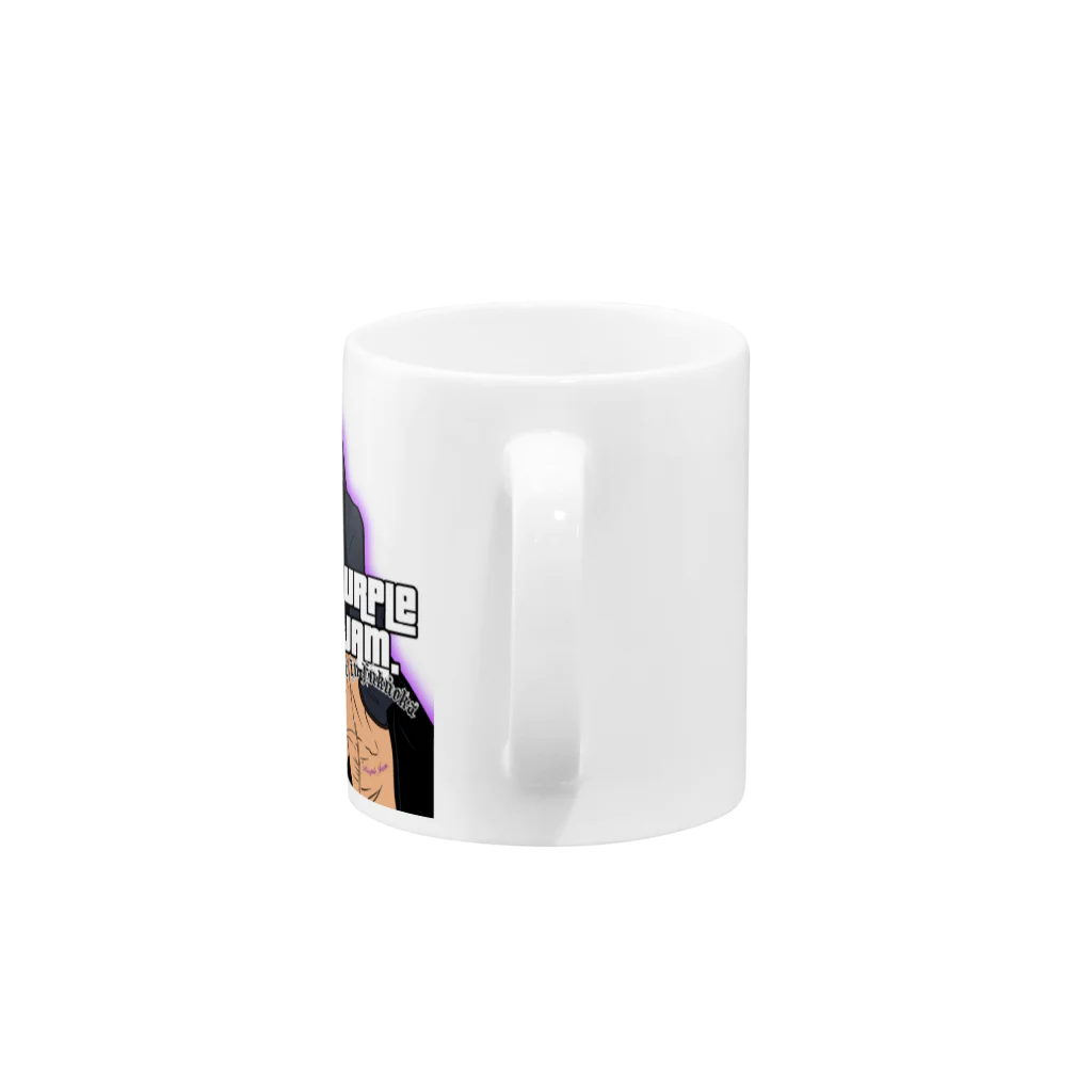 Purple Jam Base in Street.のShawty Mag Mug :handle