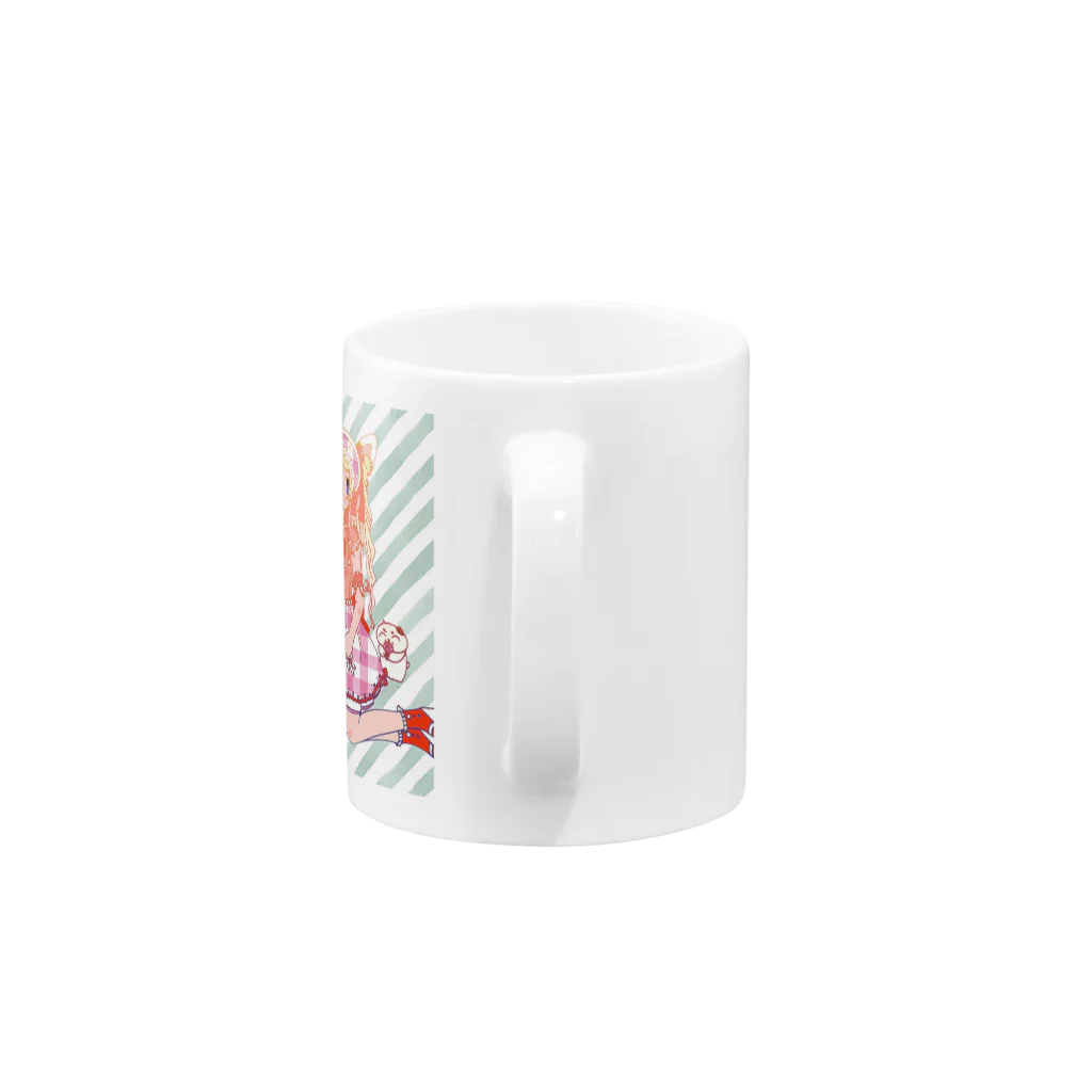 mycketの夢色オンナノコ Mug :handle