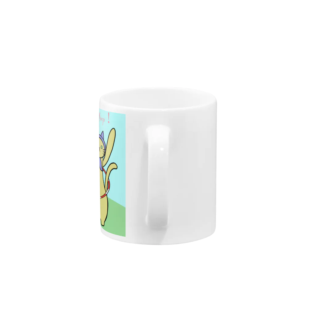 ふわふわ魔王城のHula -Hoop！ Mug :handle