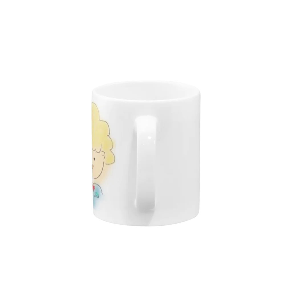 pazyamarukoのきんぱつボーイ Mug :handle