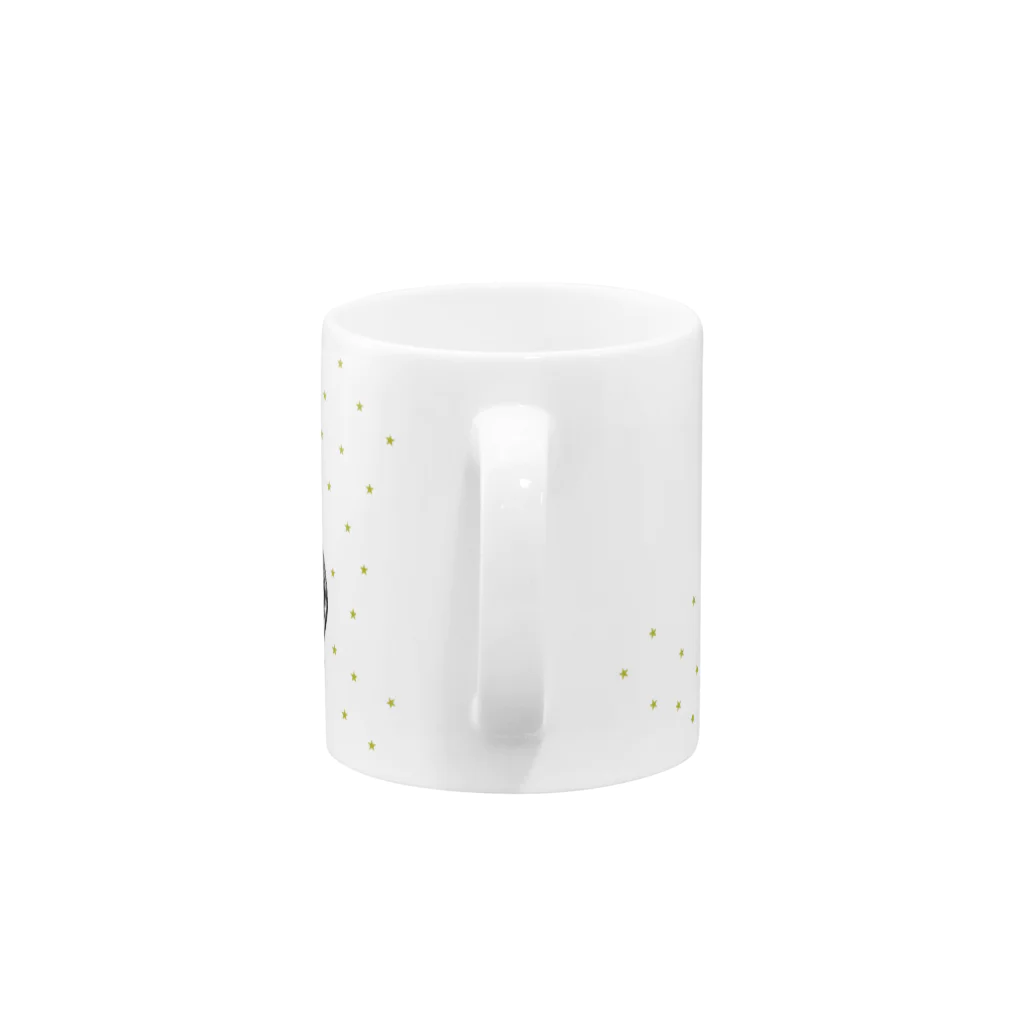 Starrynightの星月夜の猫 Mug :handle