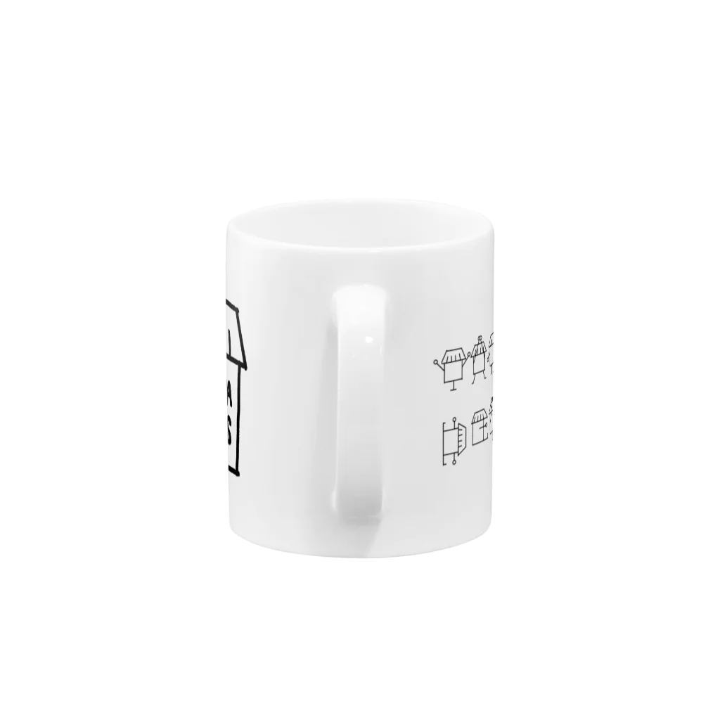 屋根裏ハイツのハイツマグカップ Mug :handle