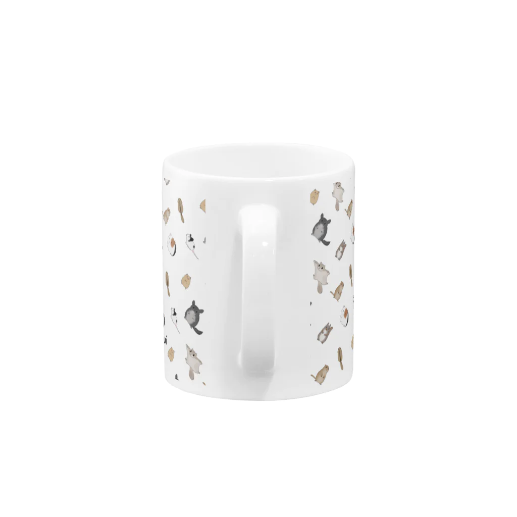 ne*muiのねずみ Mug :handle