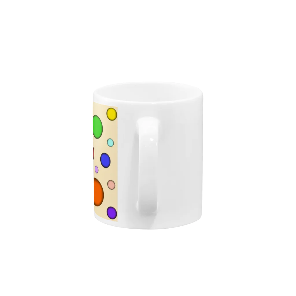 ニャムのアトリエのNEKOZEドットロゴ Mug :handle