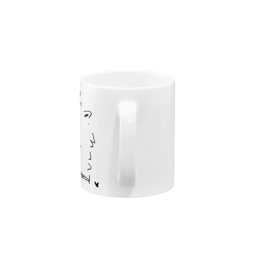 uniple365のMOFUMOFU uniple_samoyed Mug :handle